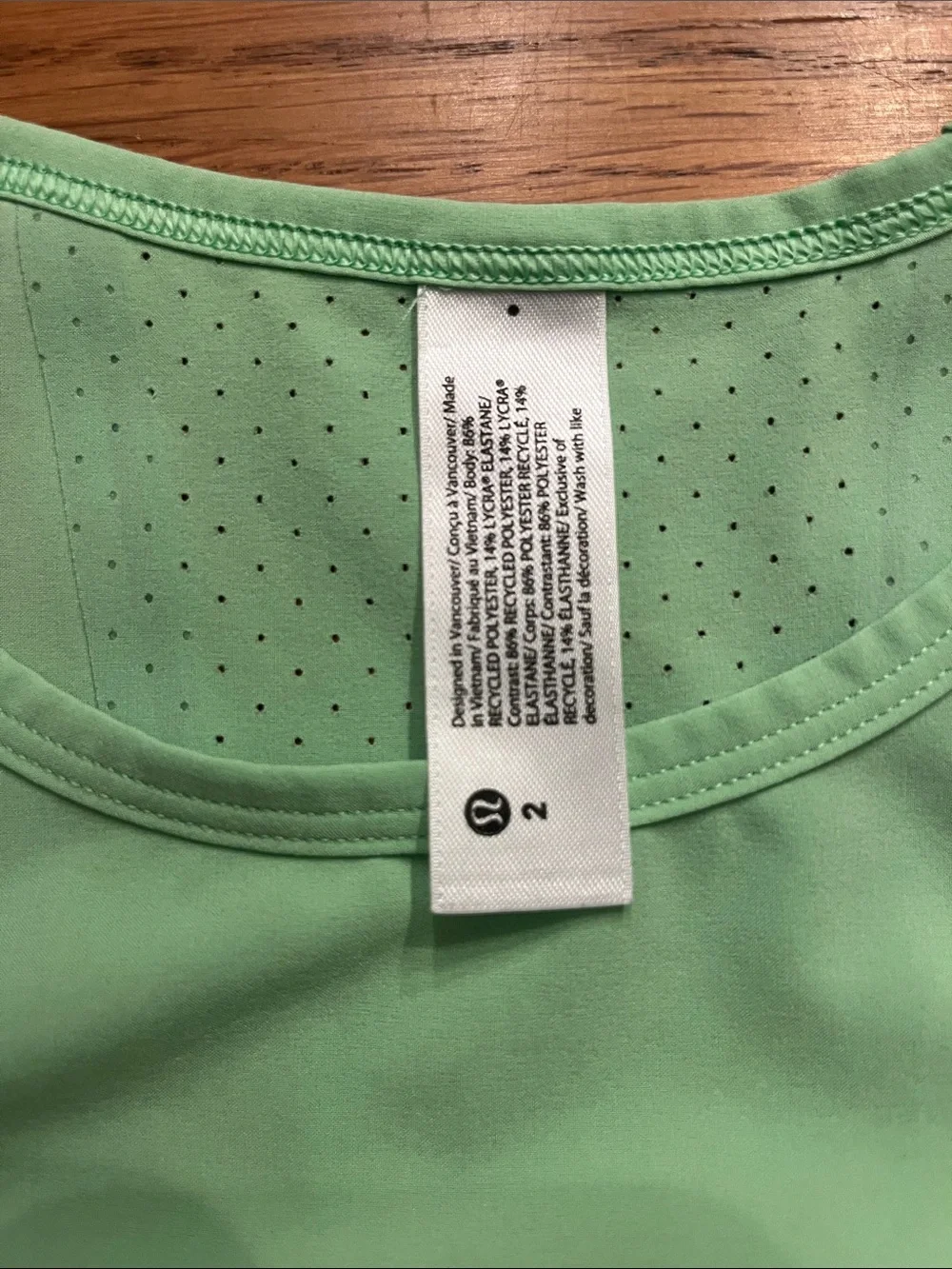 lululemon athletica lime green